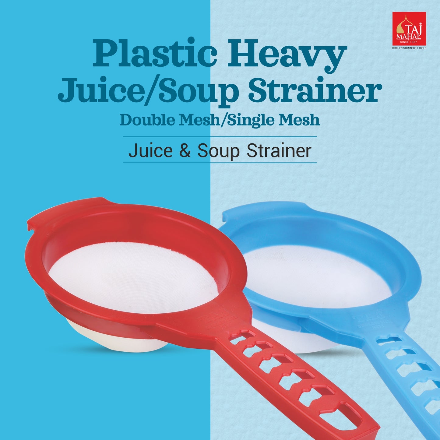 PLASTIC HEAVY JUICE AND SOUP STRAINER