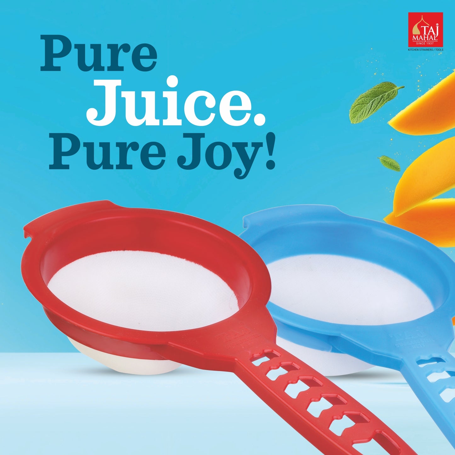 PLASTIC HEAVY JUICE AND SOUP STRAINER