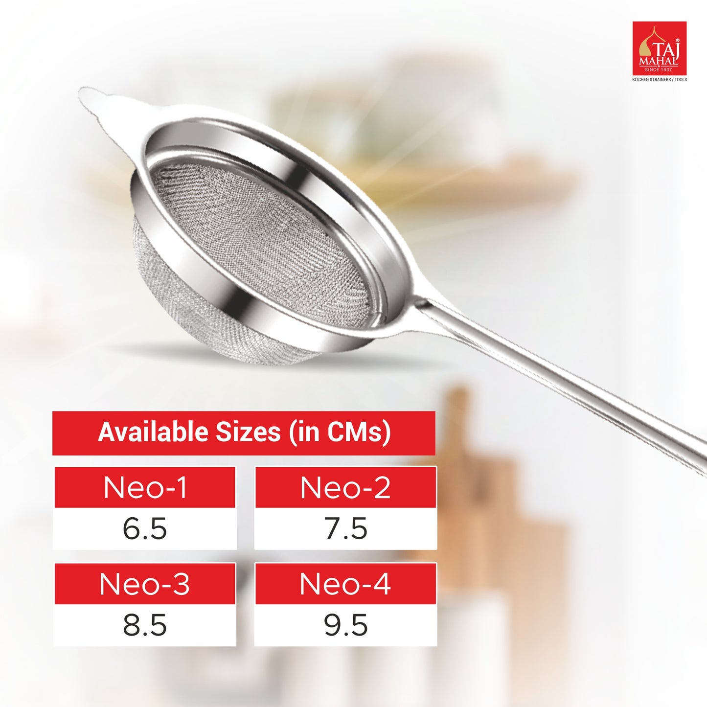 SS ACCORD NEO (DOUBLE MESH) TEA AND COFFEE STRAINER