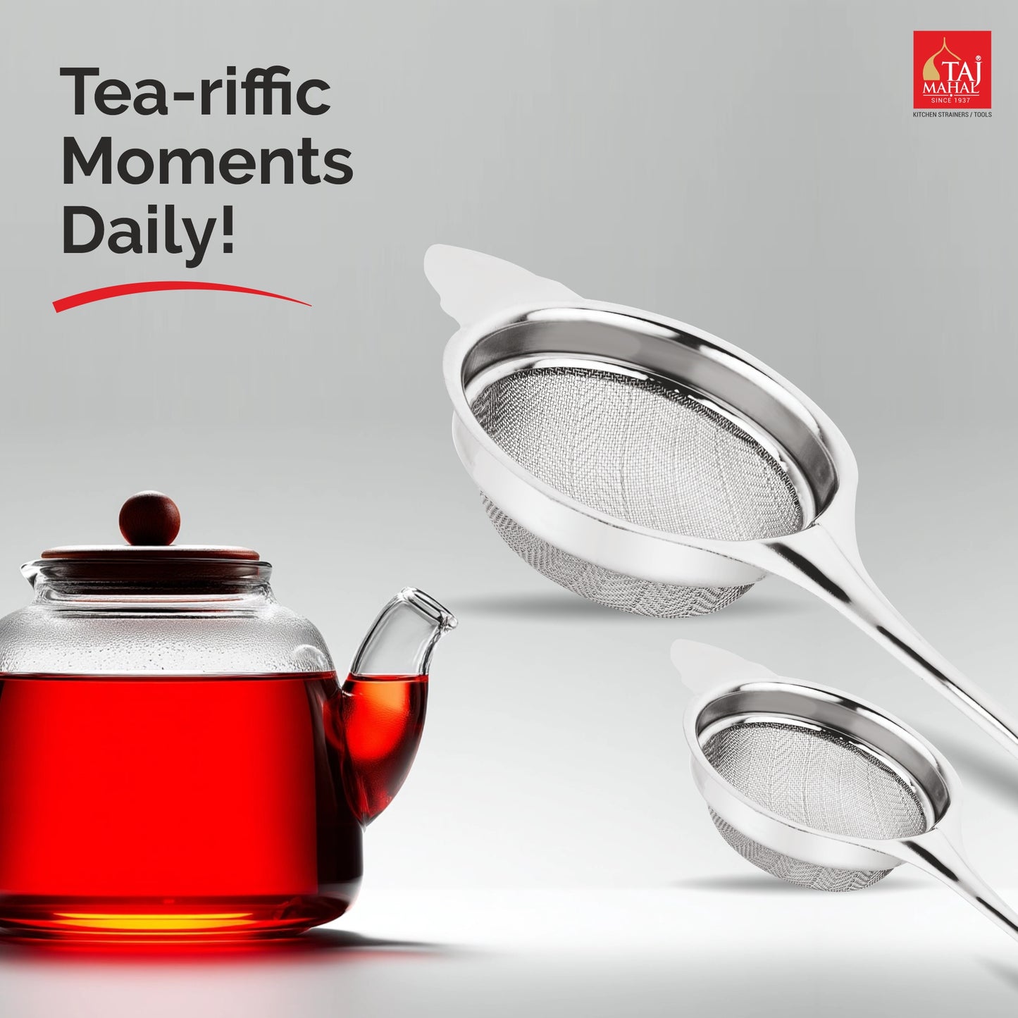 SS ACE JOINTLESS HEAVY TEA & COFFEE STRAINER