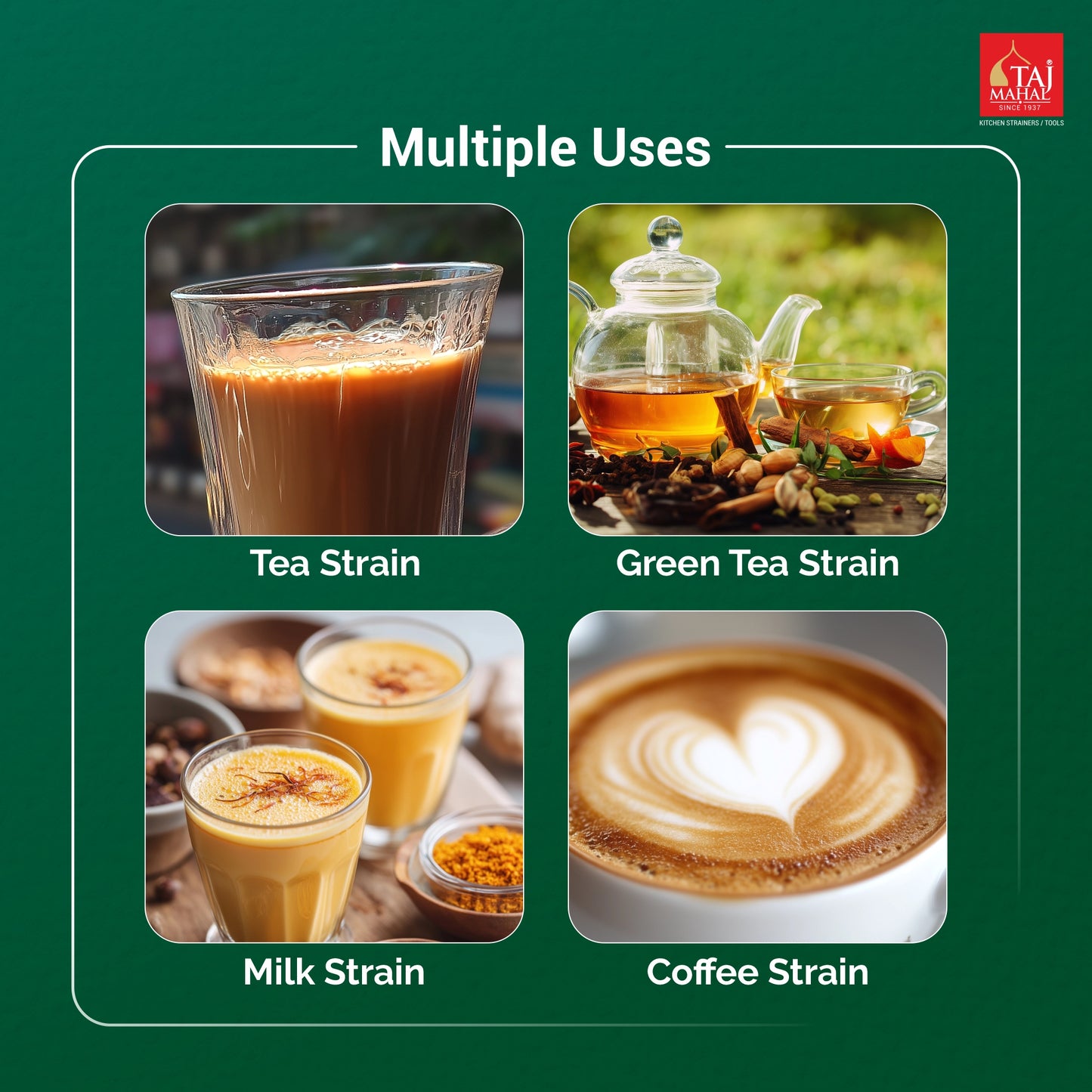 SS ALISHA TEA AND COFFEE STRAINERS