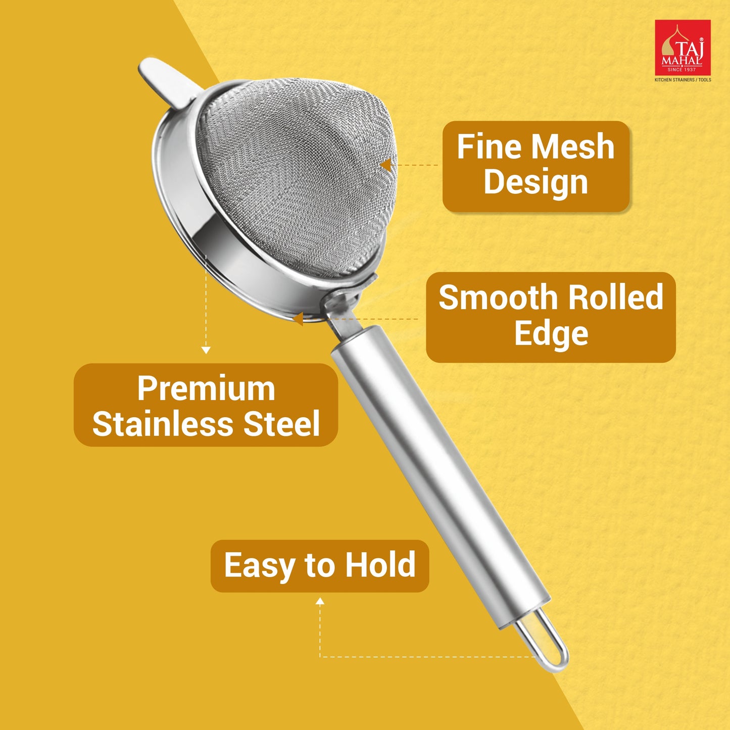 SS BOLT CONICAL TEA STRAINERS