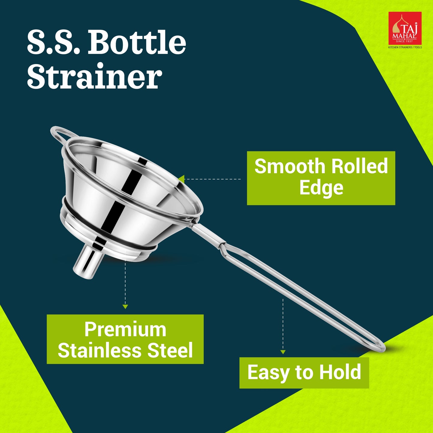 SS TULIP BOTTLE STRAINERS