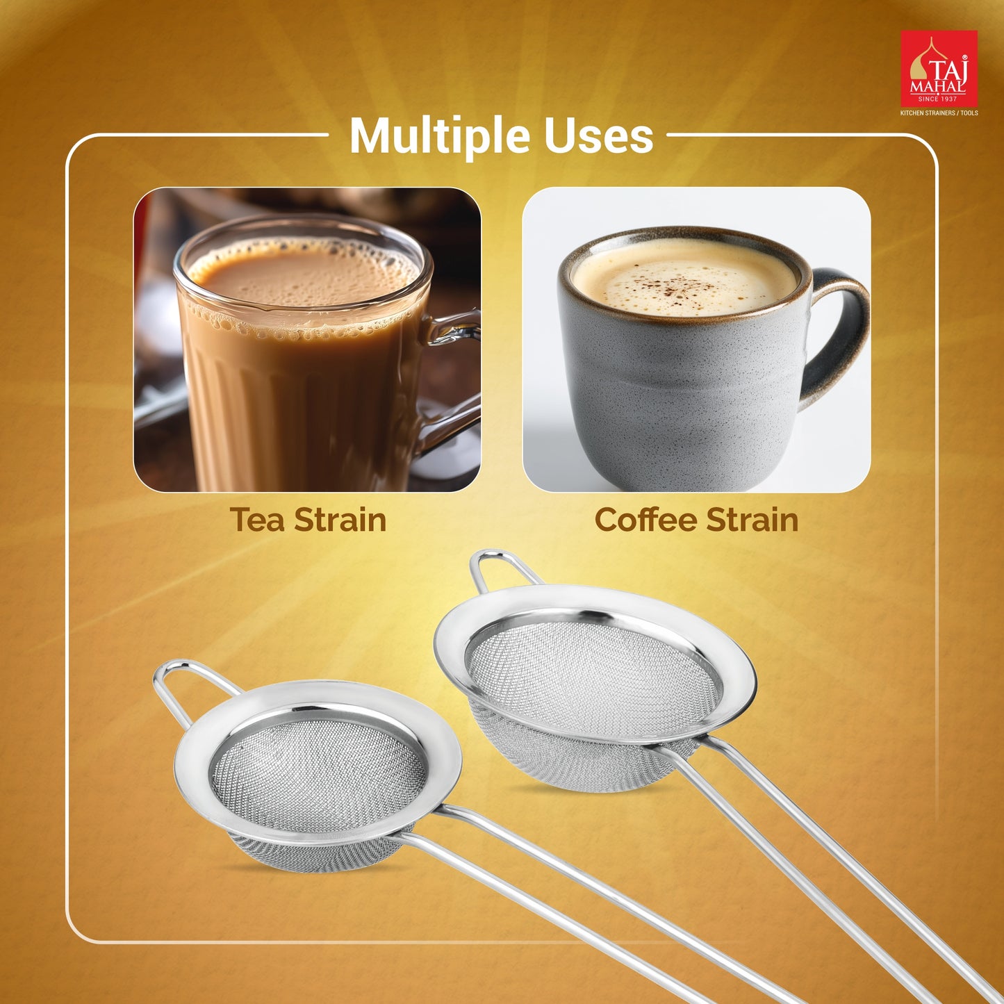 SS CHS COFFEE STRAINERS