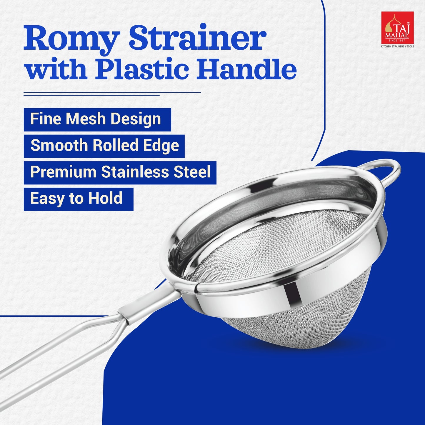 SS CLASSIC CONICAL TEA AND COFFEE STRAINER