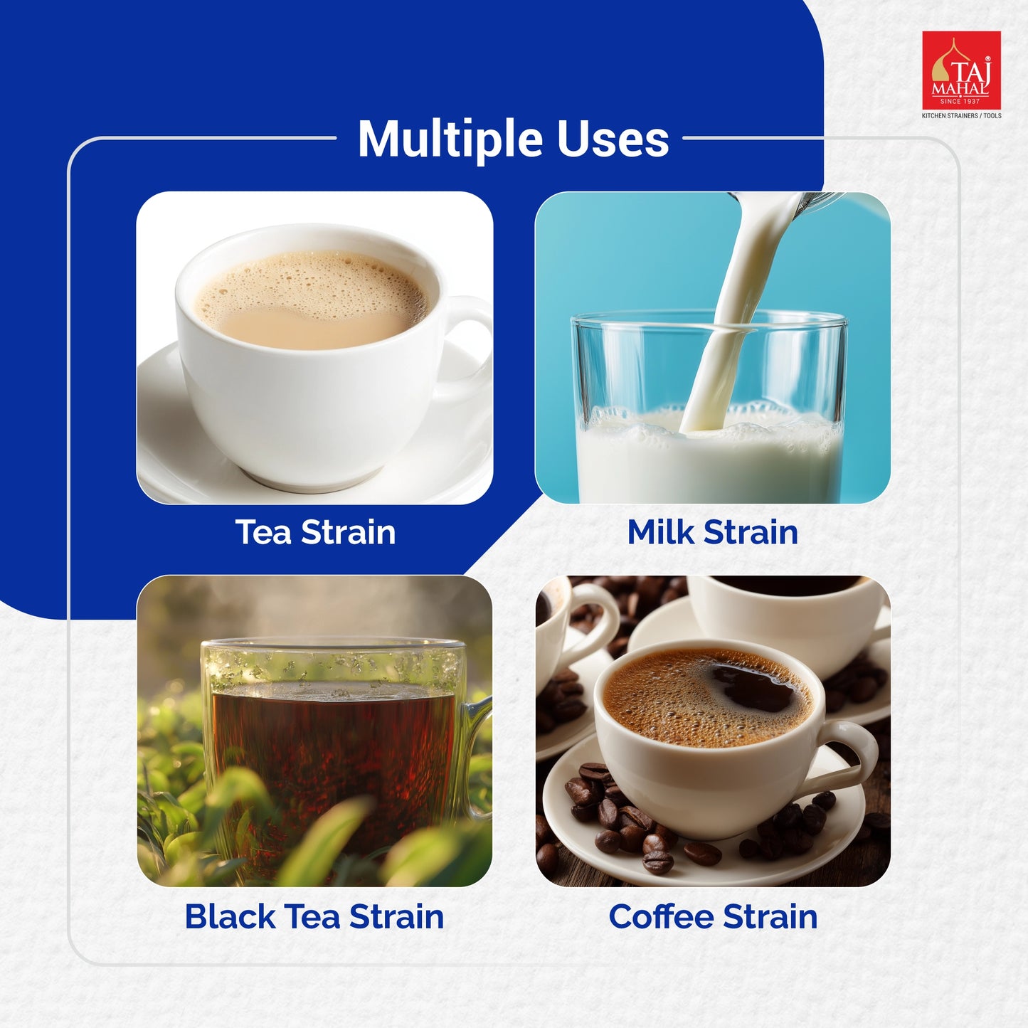 SS CLASSIC CONICAL TEA AND COFFEE STRAINER