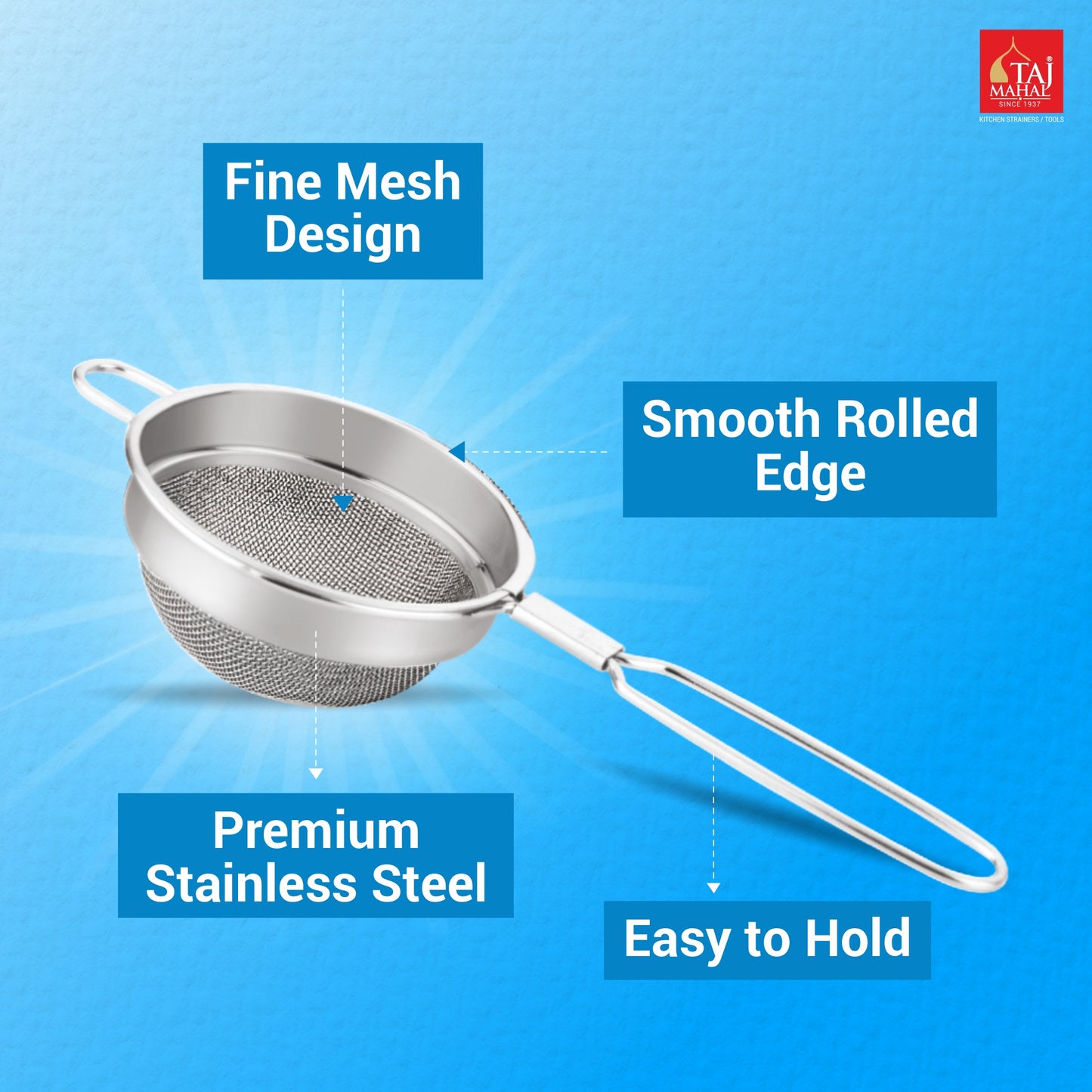 SS DELUXE TEA AND COFFEE STRAINERS