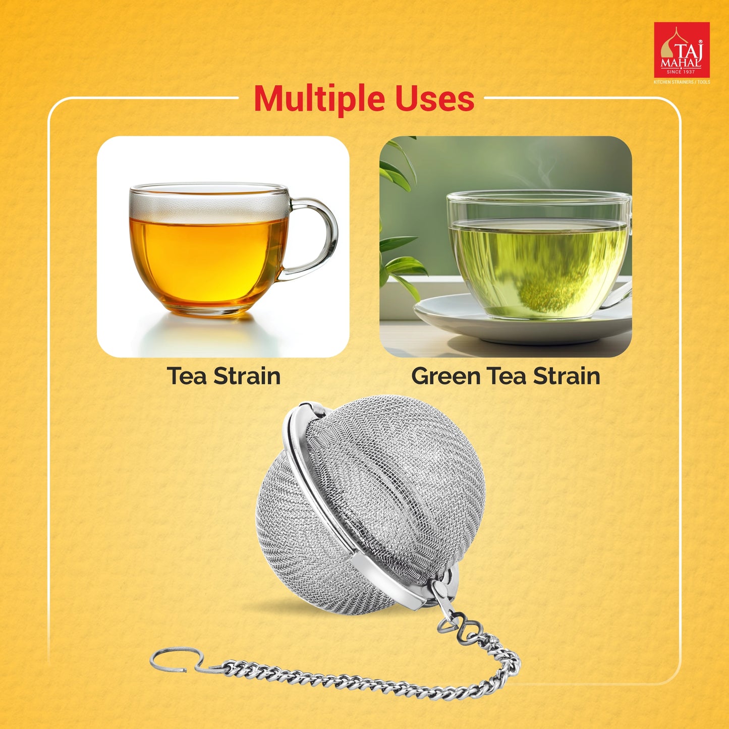 SS INFUSER WITH CHAIN