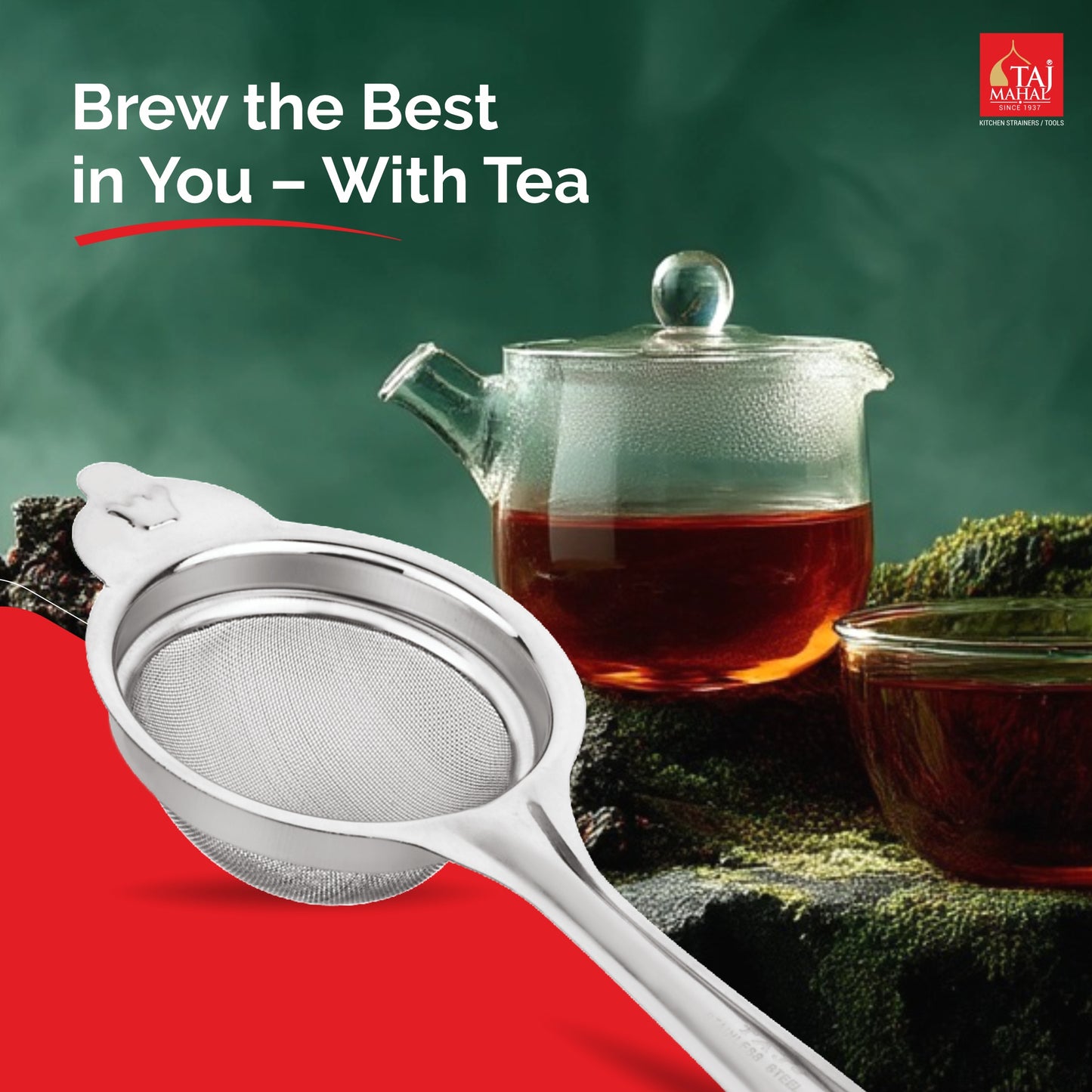 SS JOINTLESS HANDLE PRESTIGE GLOSSY STRAINER