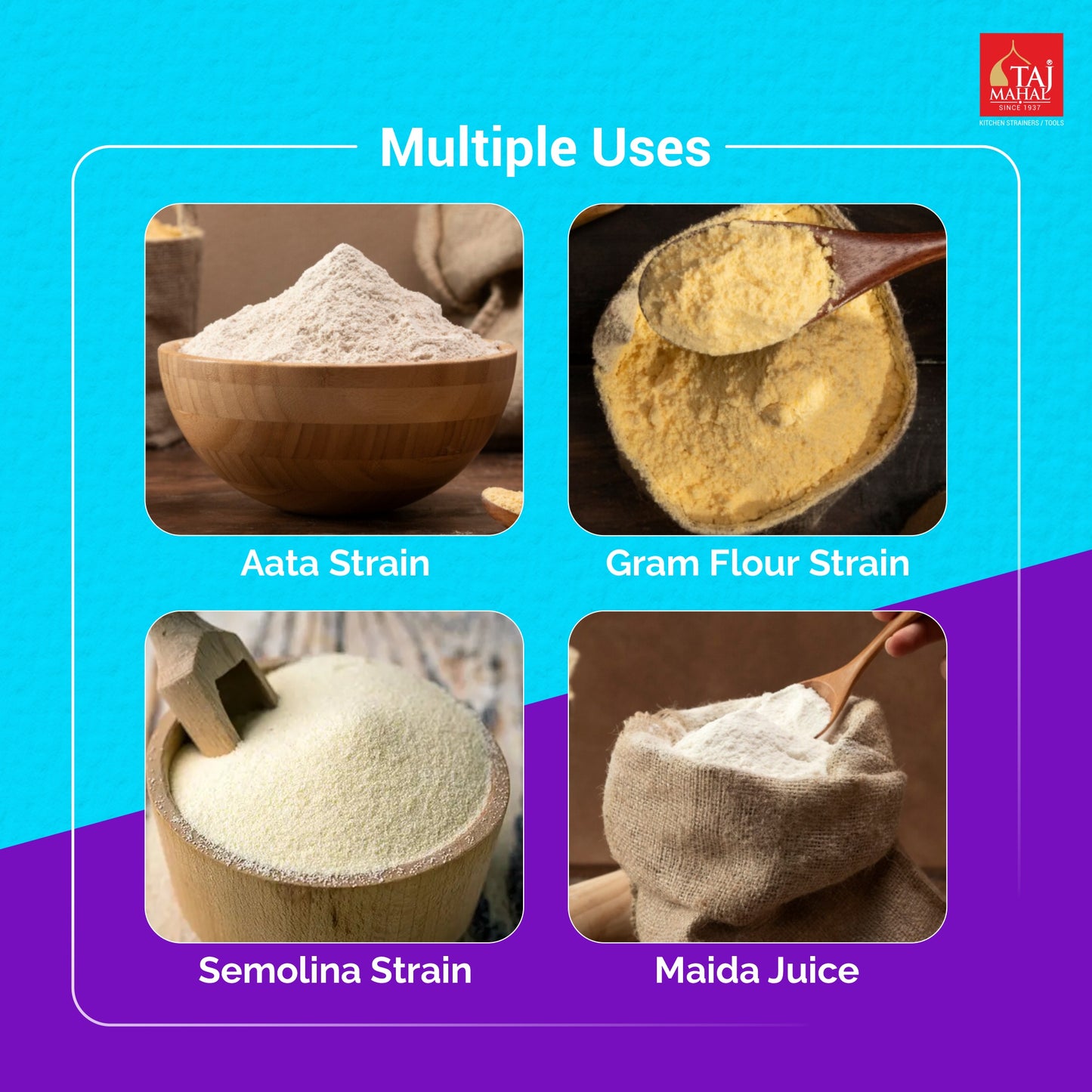 SS MAIDA AATA WHEAT PORRIDGE SIEVES