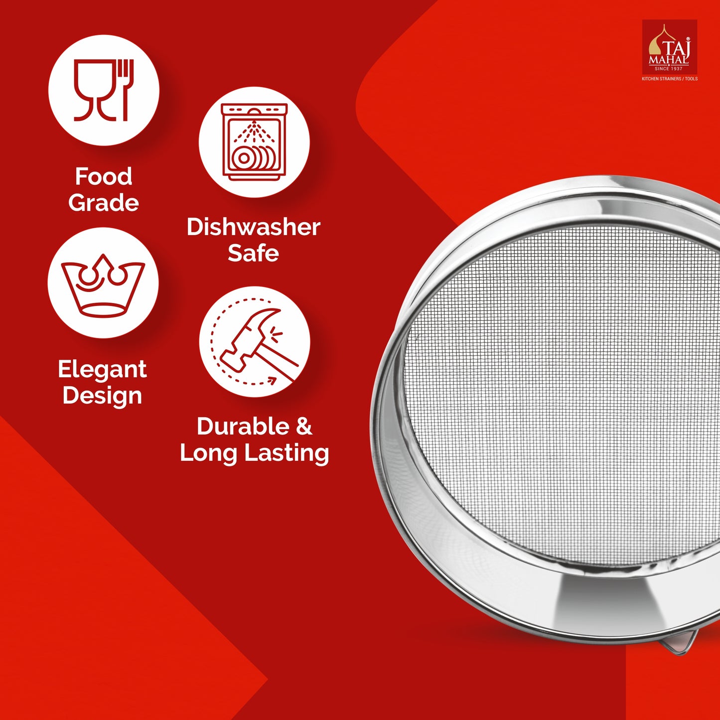 SS SLEEK AATA MAIDA SIEVE FOR REGULAR USE
