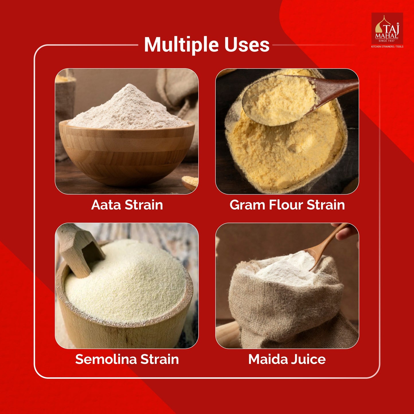 SS SLEEK AATA MAIDA SIEVE FOR REGULAR USE