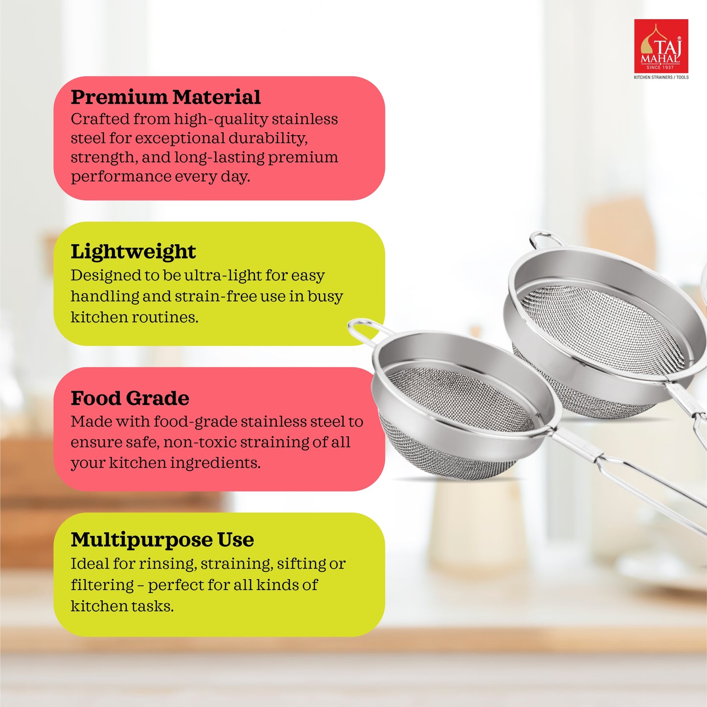 SS DELUXE SOUP AND JUICE STRAINER