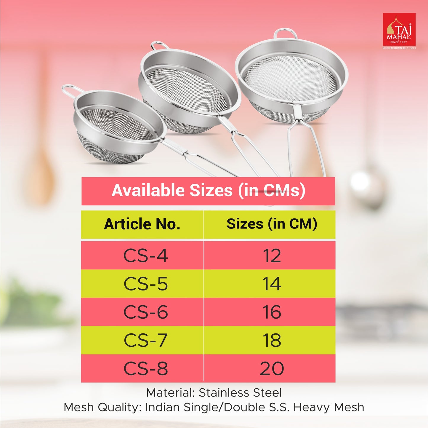 SS DELUXE SOUP AND JUICE STRAINER