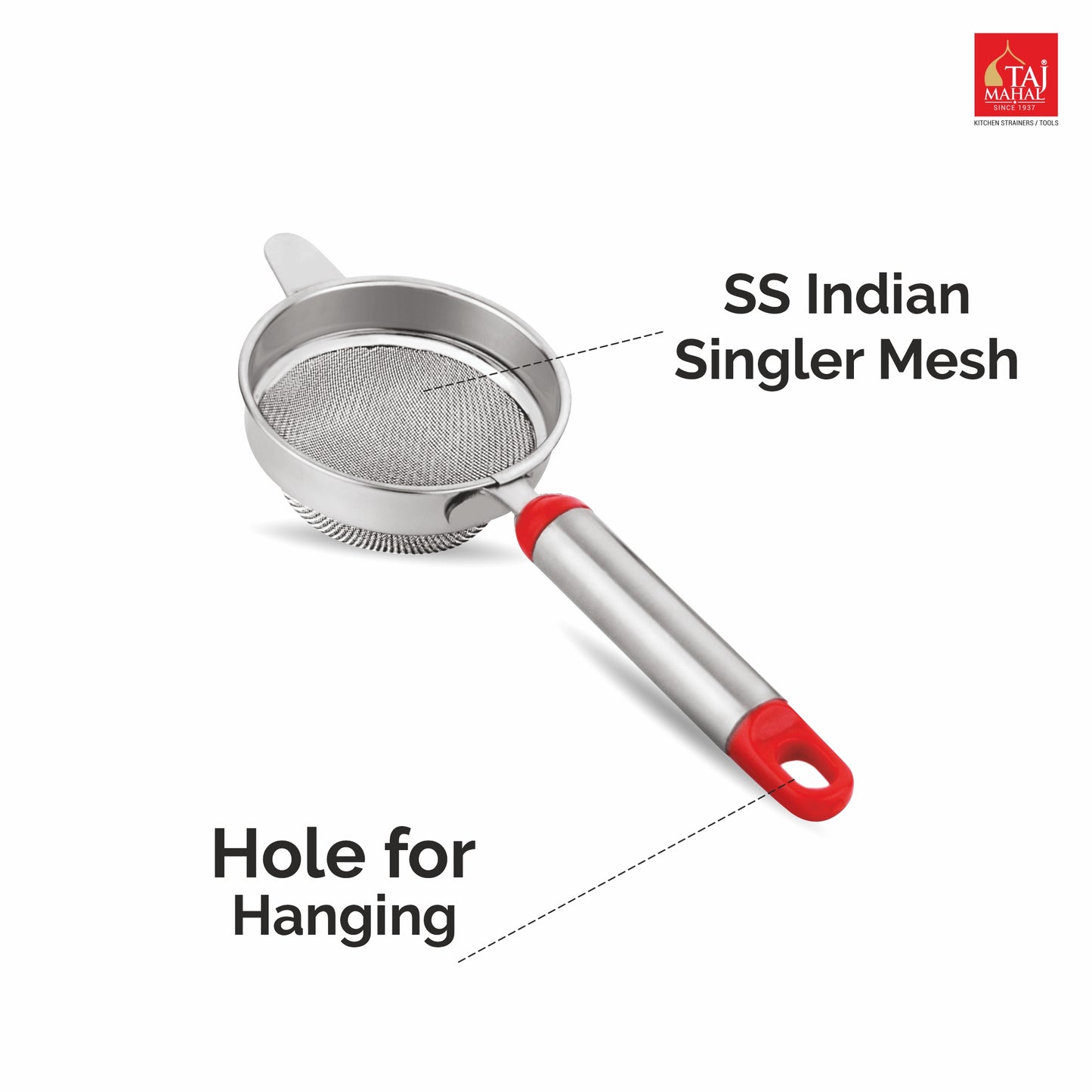 S.S. Red Pipe Handle