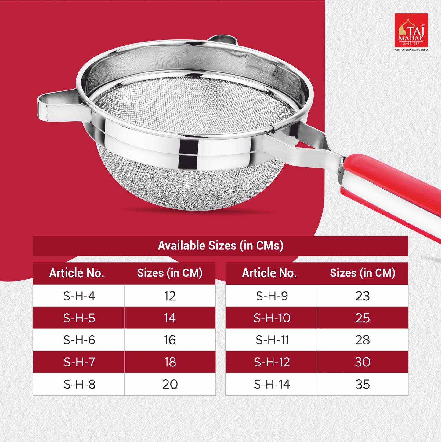 SS SUPER HEAVY SOUP AND JUICE STRAINER