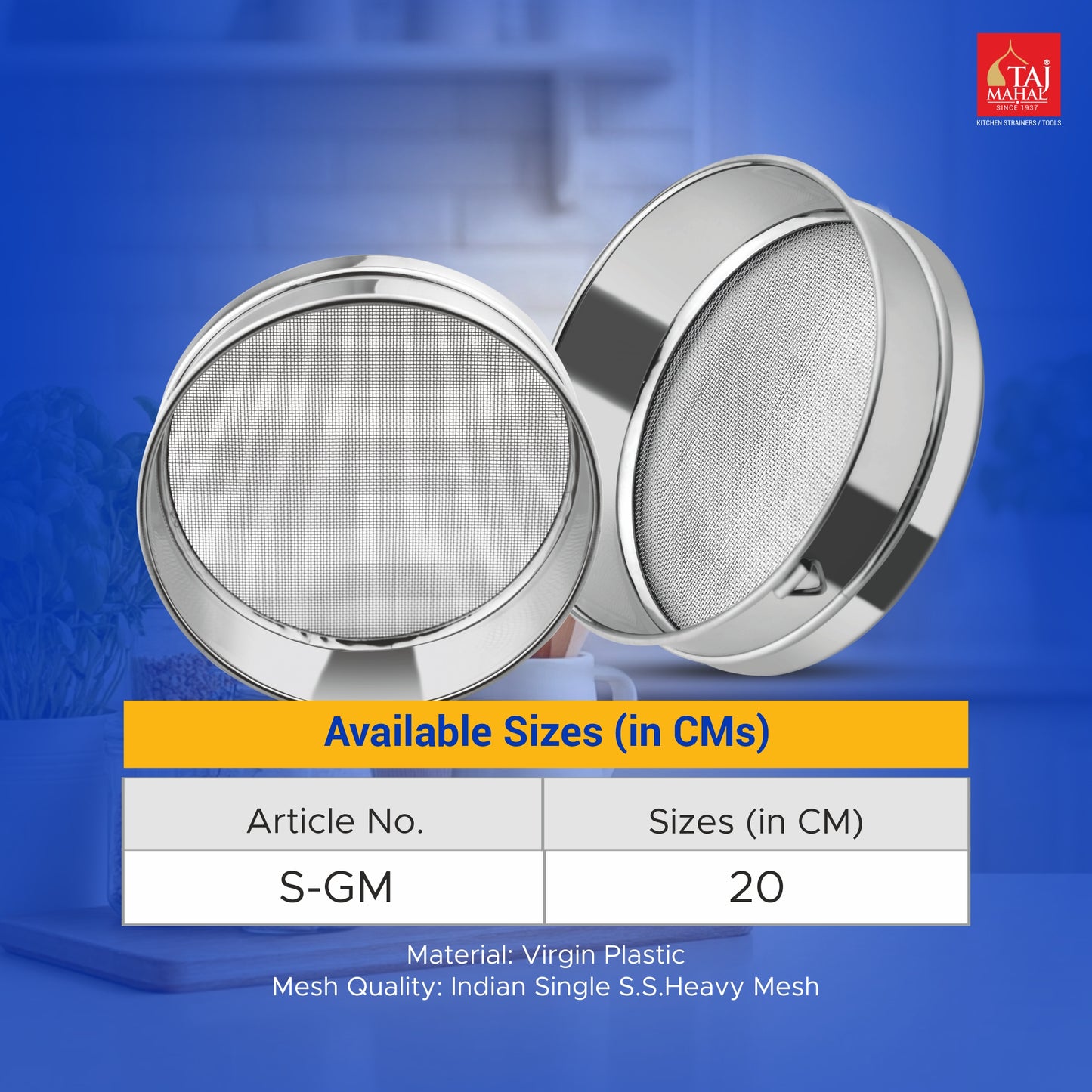 JOINTLESS SS GOOD MORNING AATA SIEVE