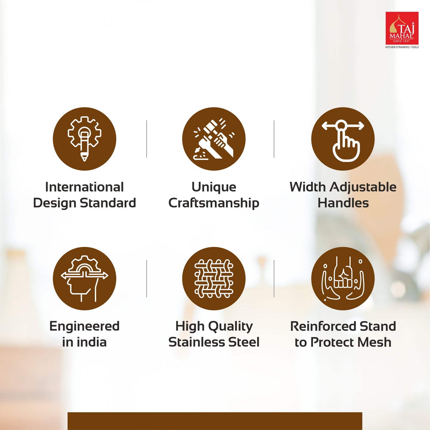 PVD COATED SS ROUND FRIDGE BASKET WITH COVER ROSE GOLD