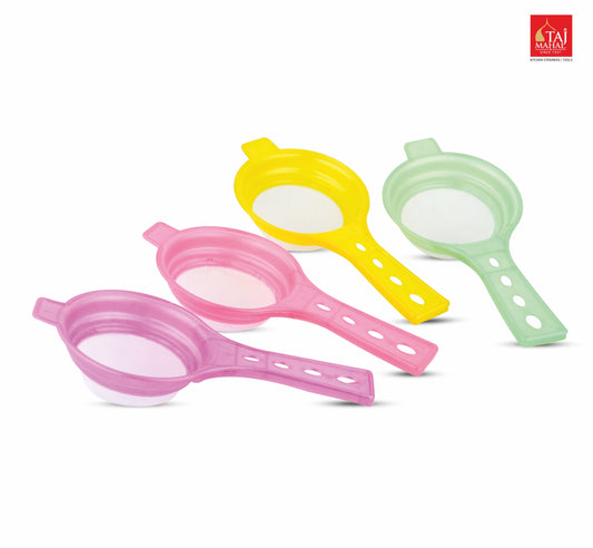 PLASTIC CM DOUBLE MESH TEA AND COFFEE STRAINER
