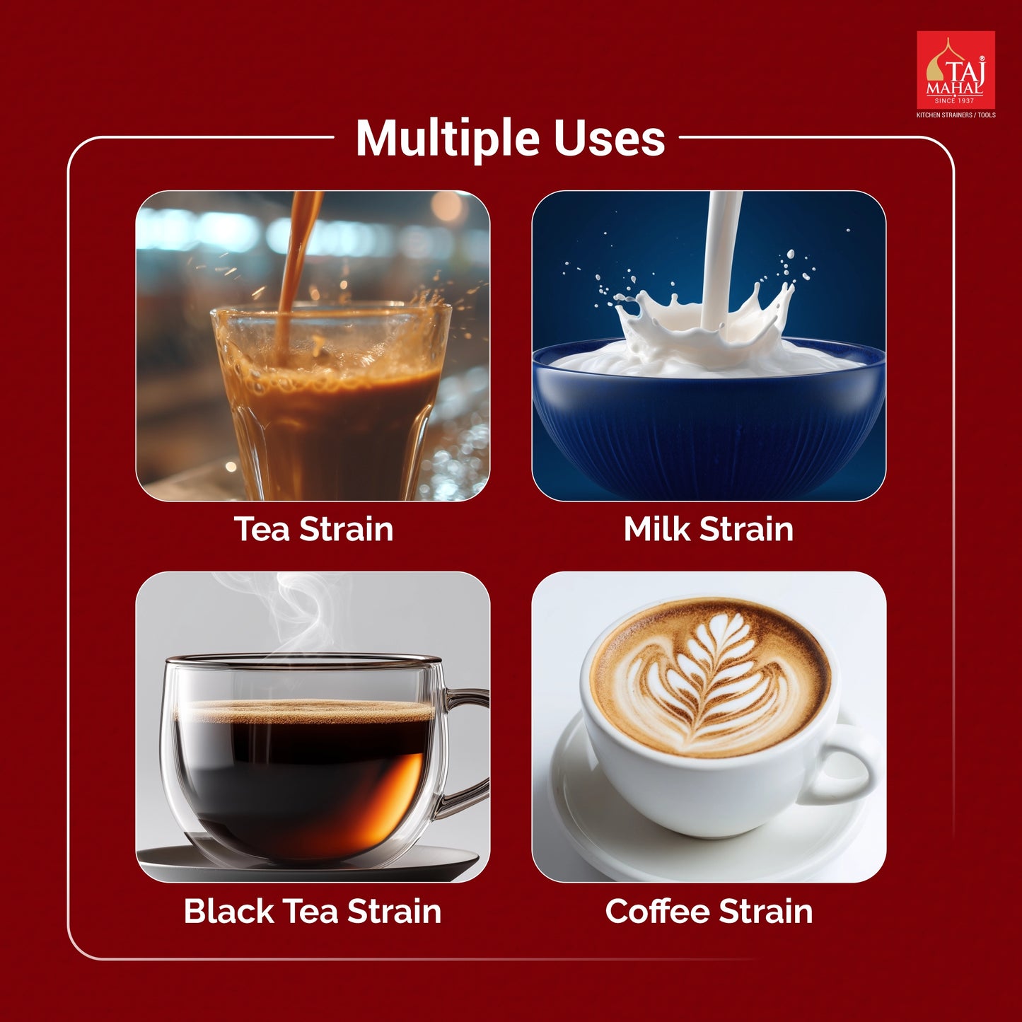 PLASTIC CM DOUBLE MESH TEA AND COFFEE STRAINER