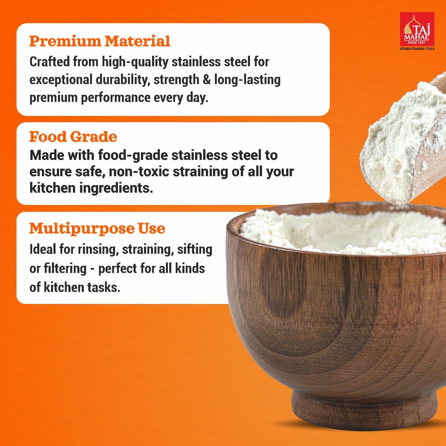 PLASTIC REGULAR AATA SIEVE 103 FIRST (12 Pieces)