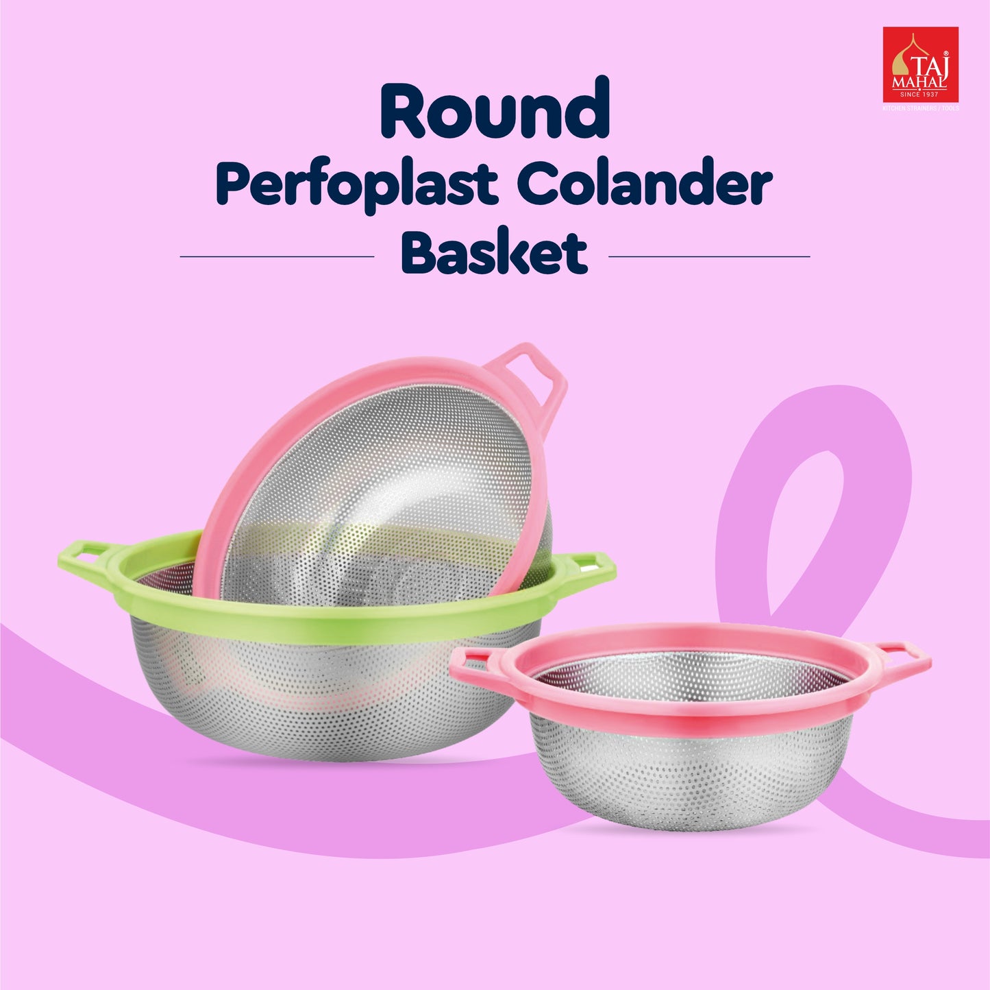 ROUND PERFOPLAST COLANDER BASKET