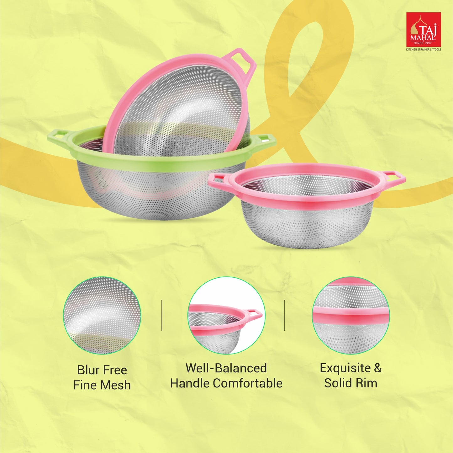 ROUND PERFOPLAST COLANDER BASKET