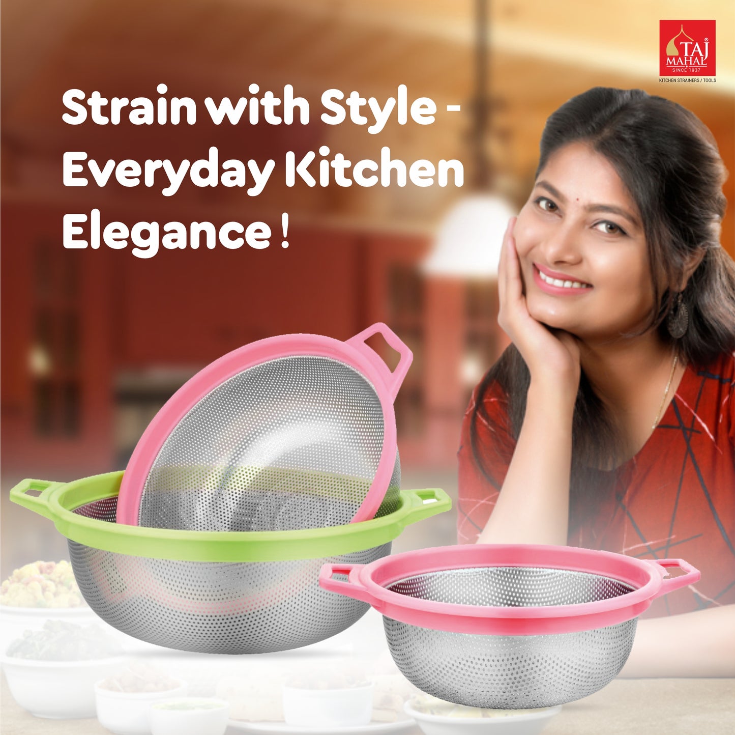 ROUND PERFOPLAST COLANDER BASKET