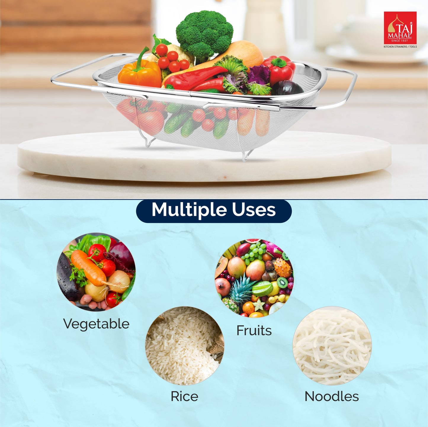 ROUND PERFOPLAST COLANDER BASKET