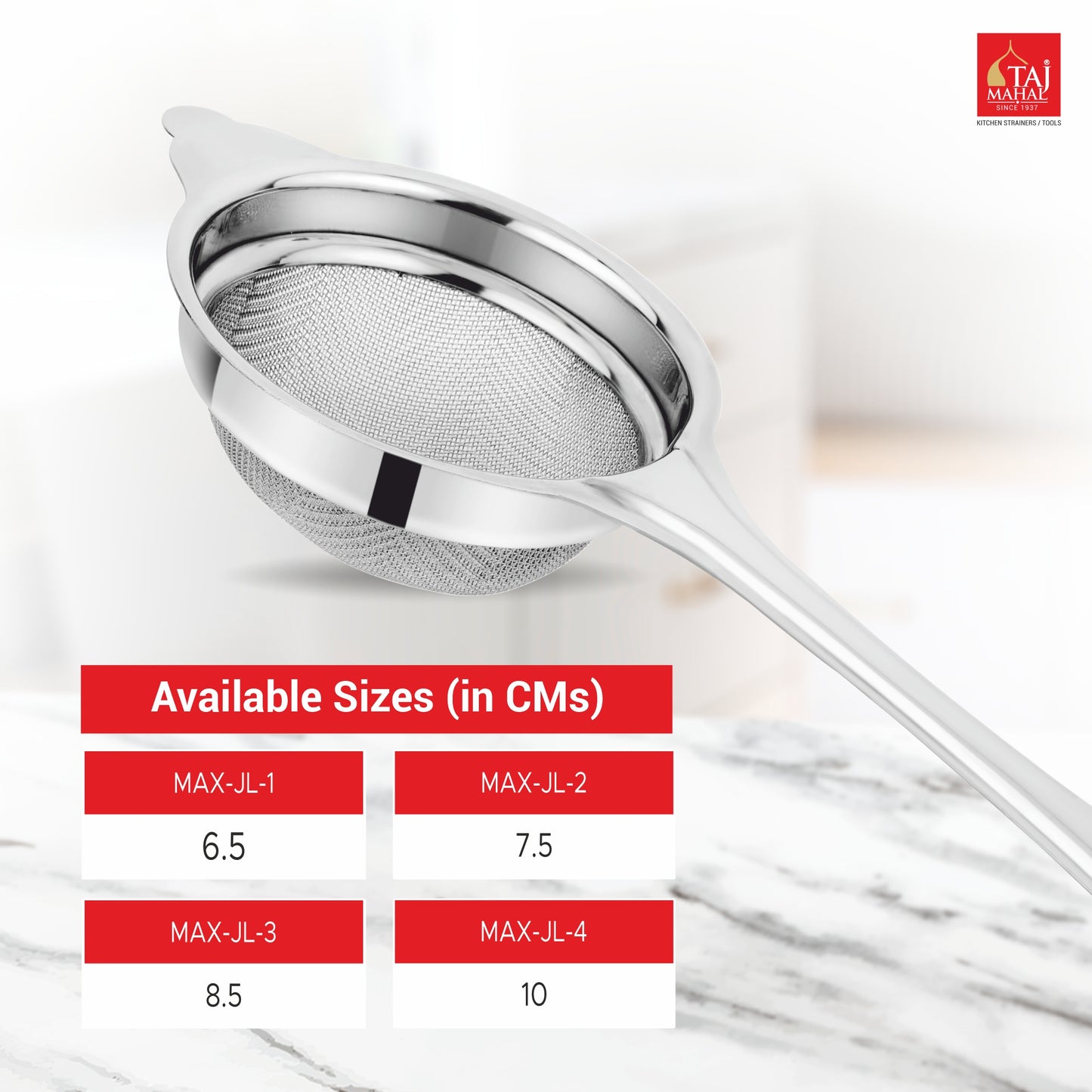 SS ACORD MAX TEA AND COFFEE STRAINER