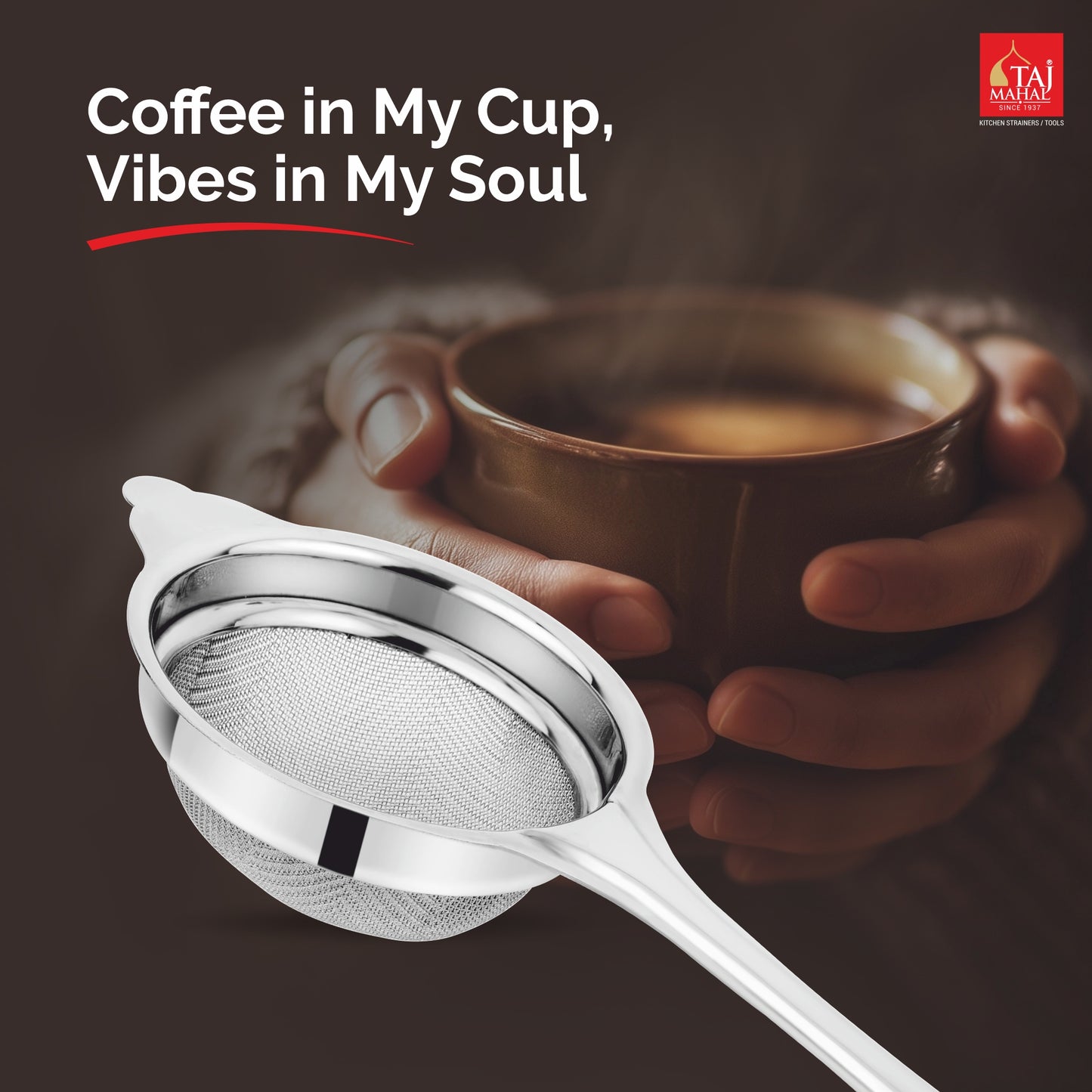 SS ACORD MAX TEA AND COFFEE STRAINER