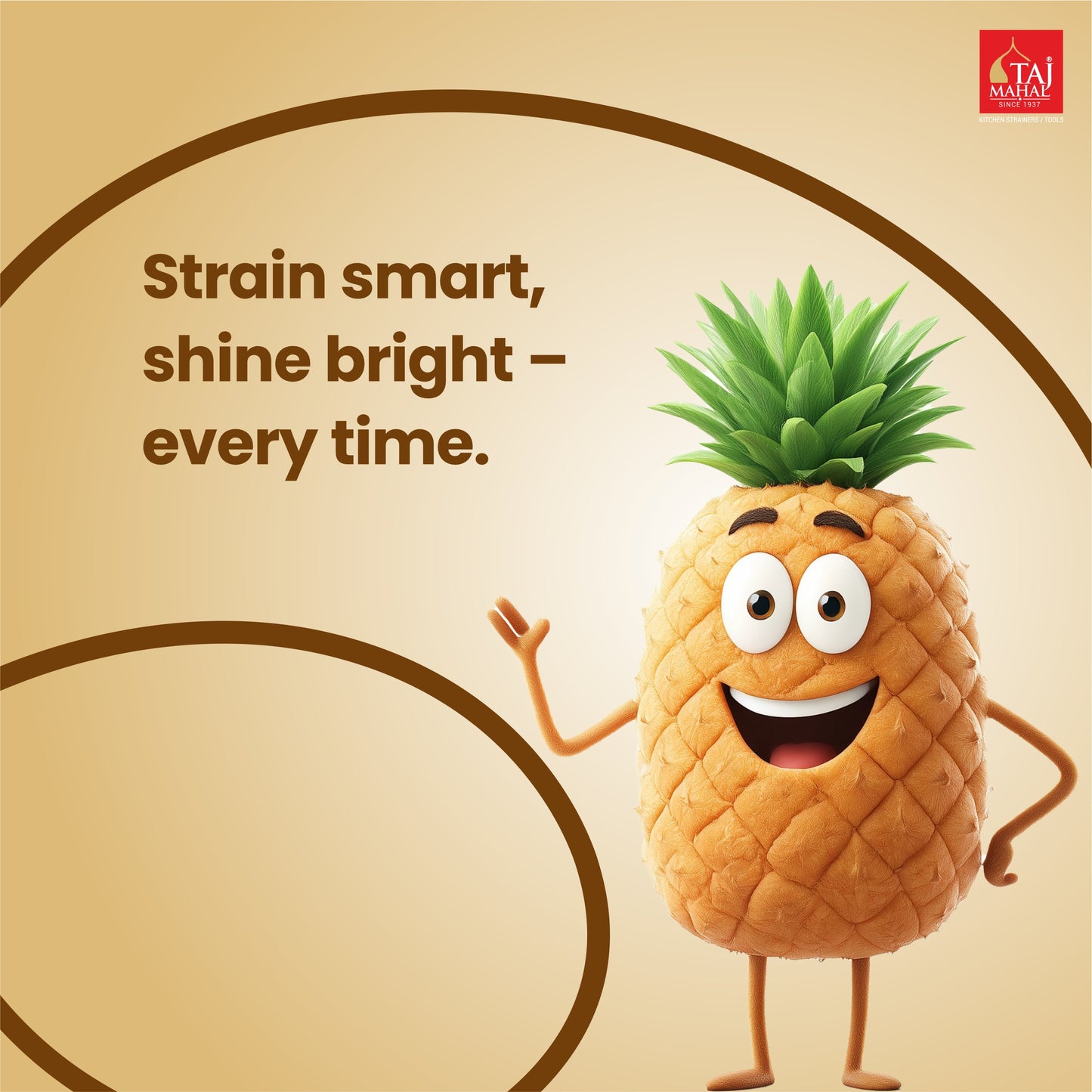 SS COLANDER MESH BASKET PVD COATED ROSE GOLD