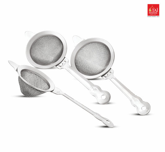 SS D-CON CONICAL TEA AND COFFEE STRAINERS