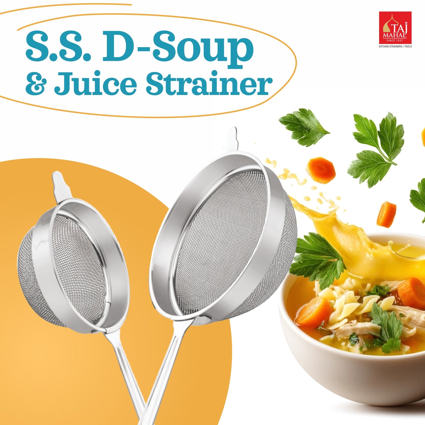 SS D SOUP AND JUICE STRAINER