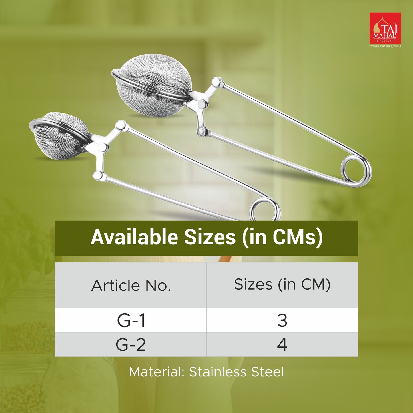 SS GREEN TEA INFUSER