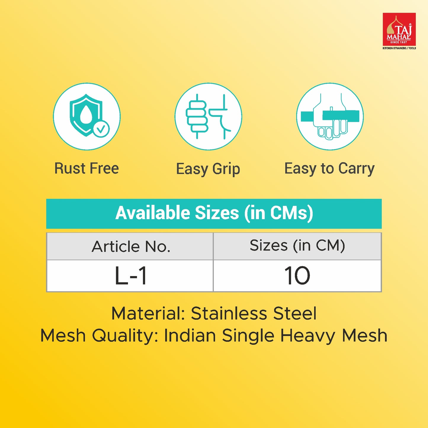 S.S. LACHA TOKRI STRAINER