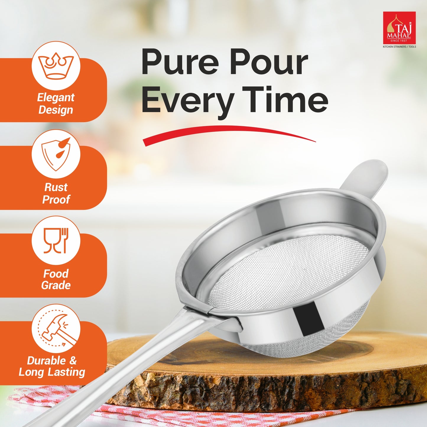 SS SILVER TEA & COFFEE STRAINER
