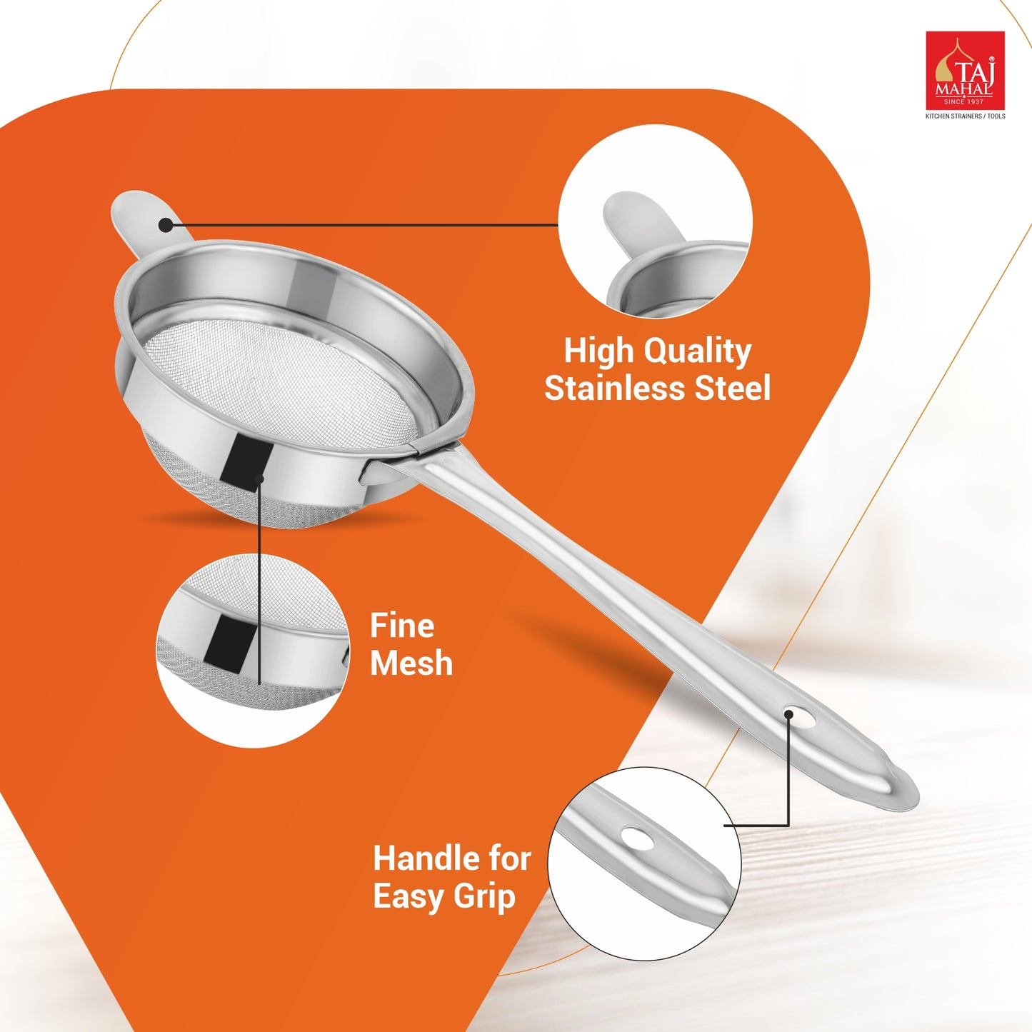SS SILVER TEA & COFFEE STRAINER