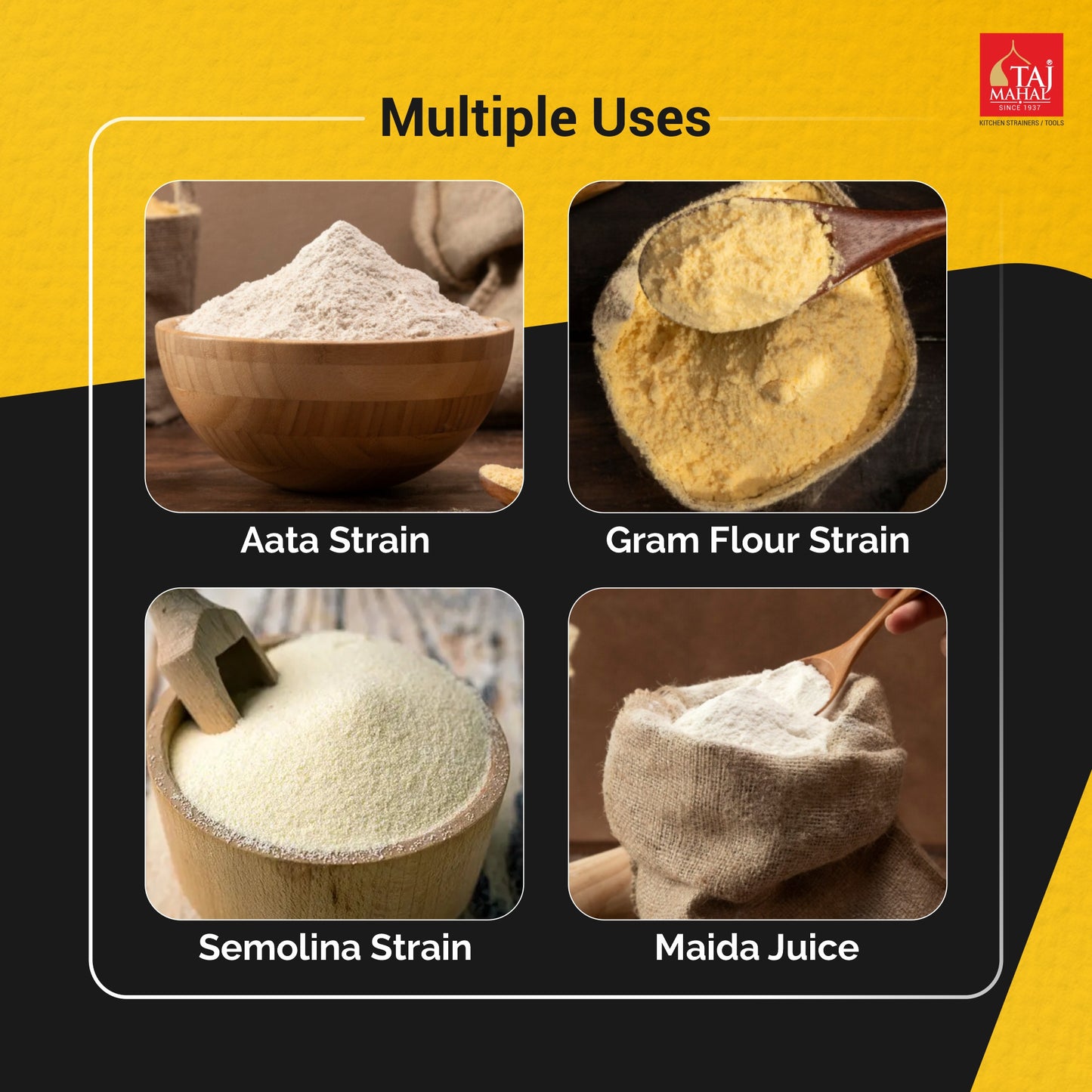 SS SLEEK AATA MAIDA SIEVE FOR REGULAR USE