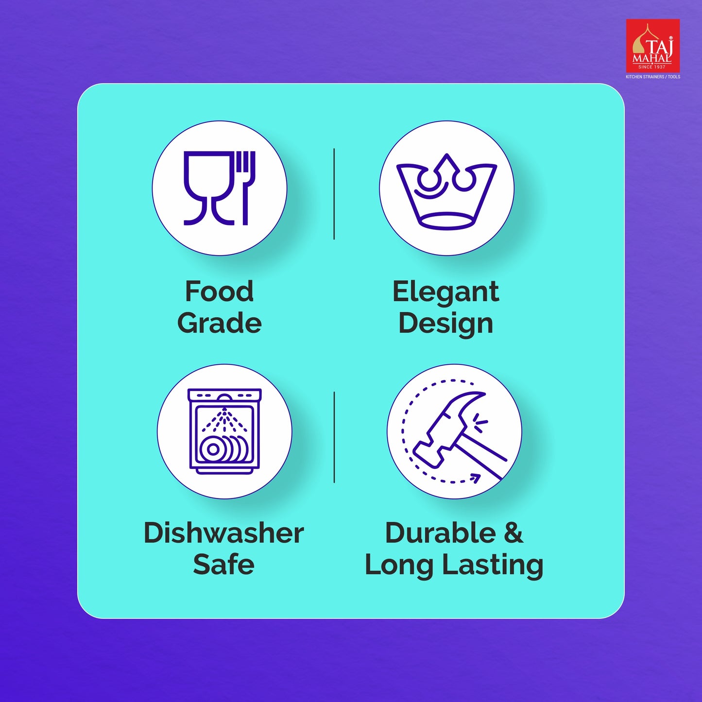 SS SLEEK SIEVES AATA MAIDA 10 PCS PACK