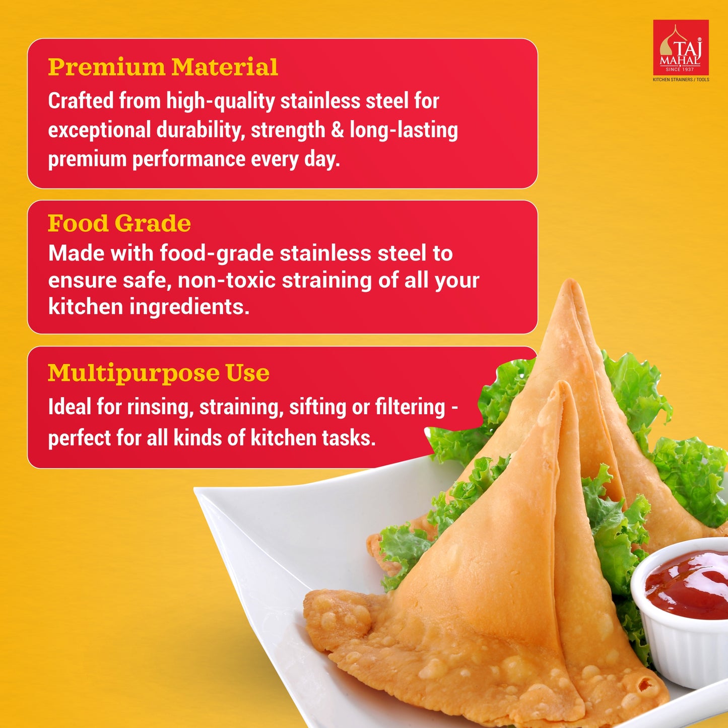 S.S. WH FRYING ZARA STRAINER