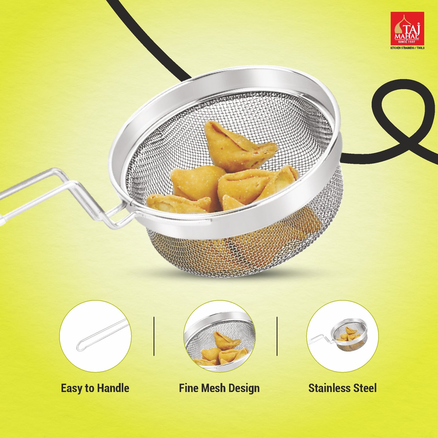 S.S. DELUXE DEEP FRY STRAINERS