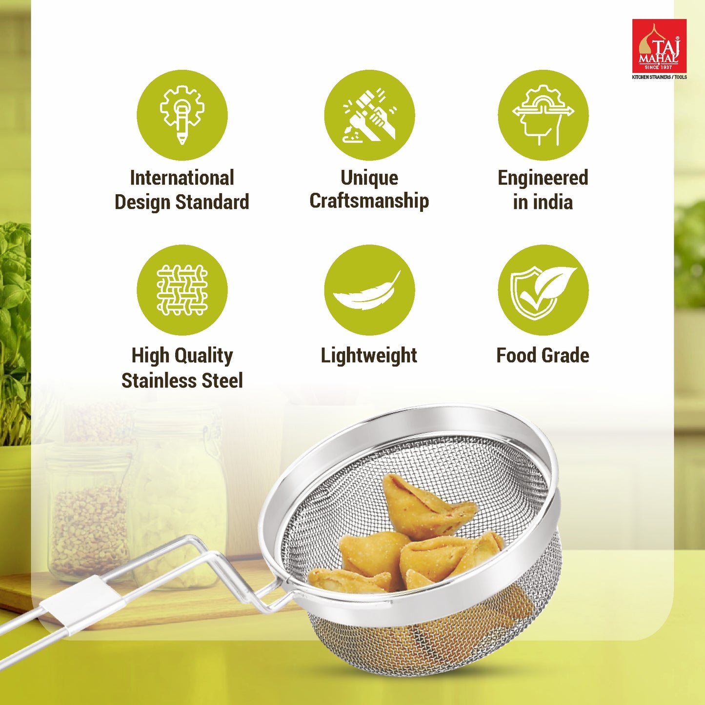 S.S. DELUXE DEEP FRY STRAINERS