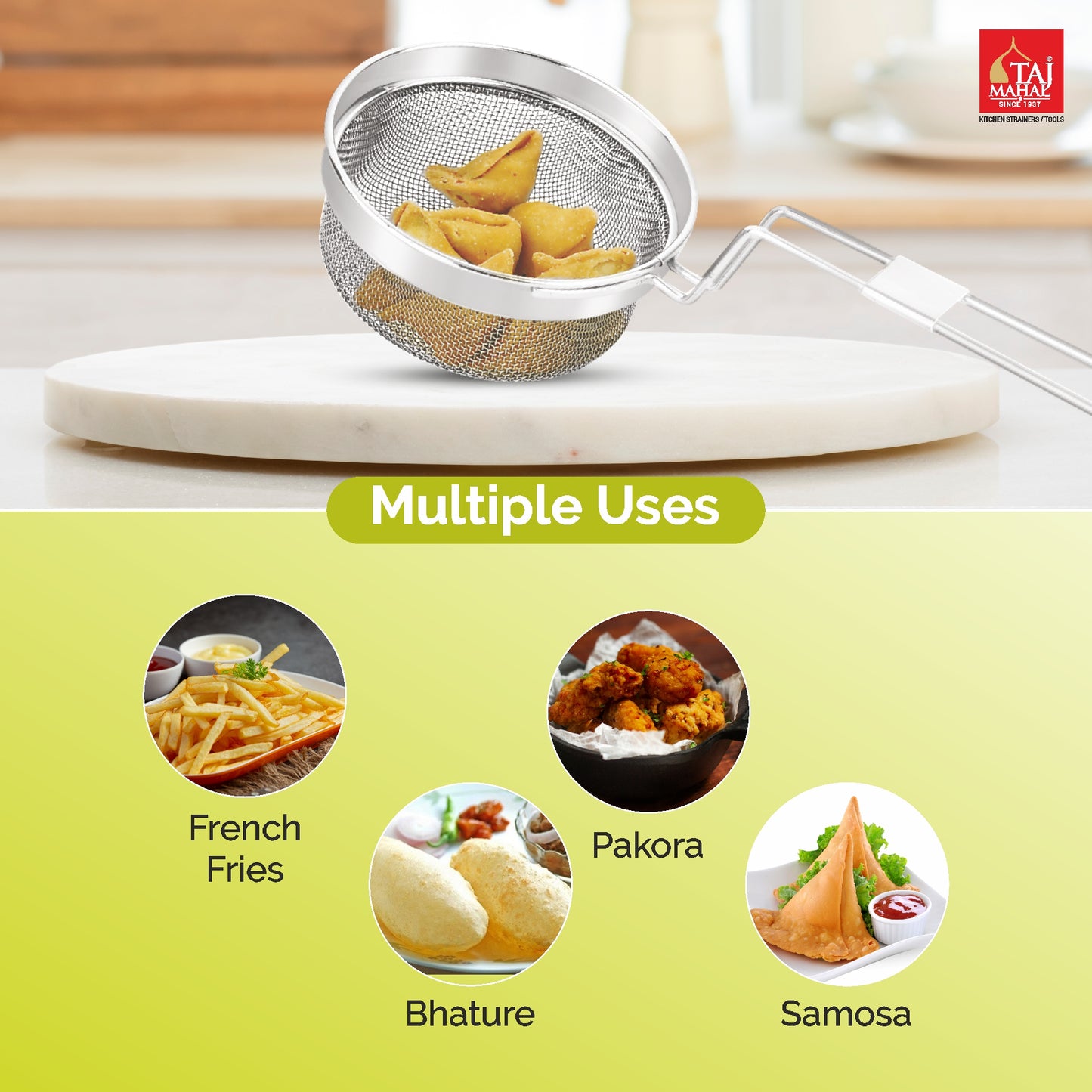 S.S. DELUXE DEEP FRY STRAINERS