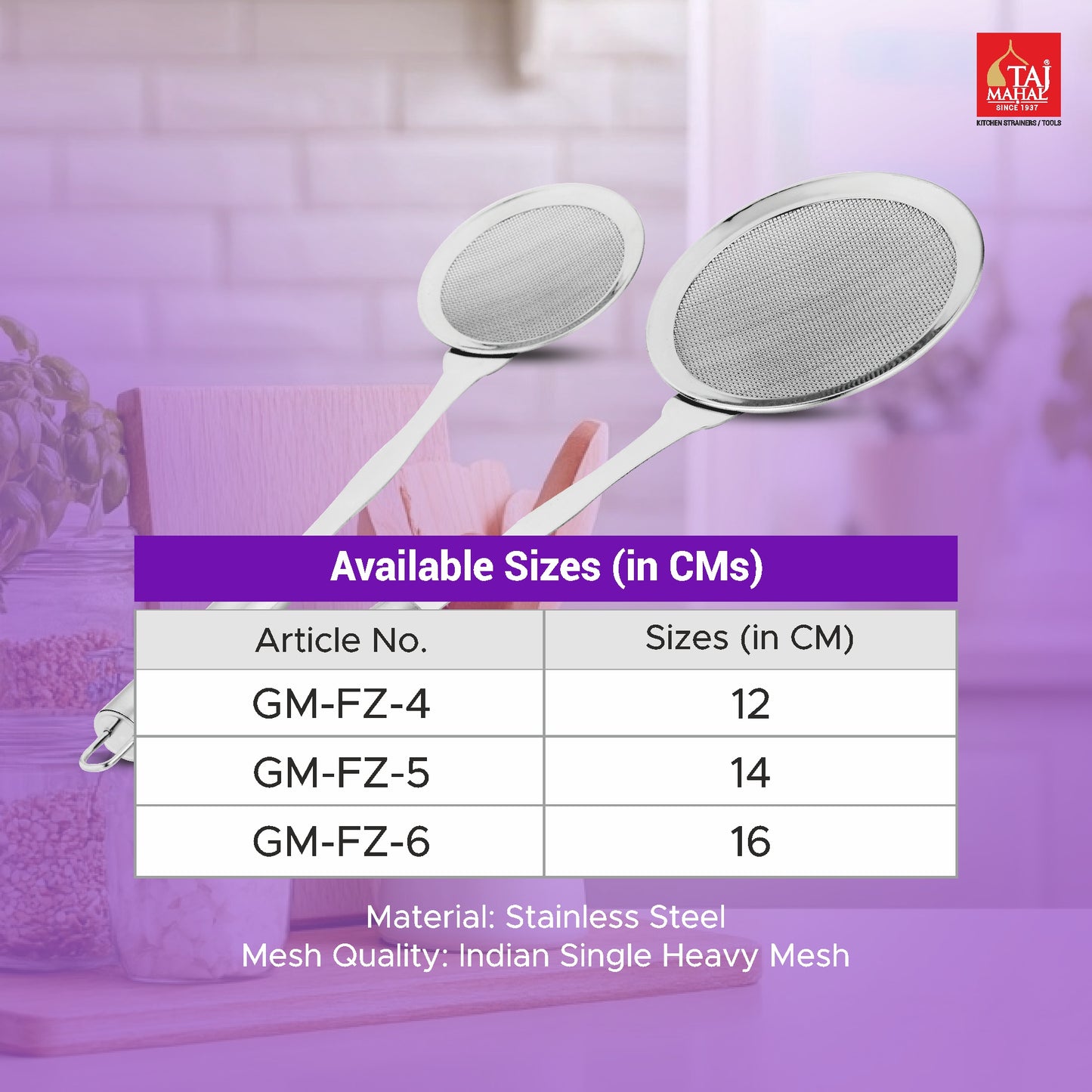 S.S GOOD MORNING FRYING ZARA STRAINER