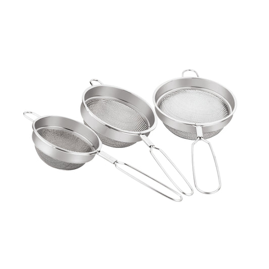 SS DELUXE TEA AND COFFEE STRAINERS