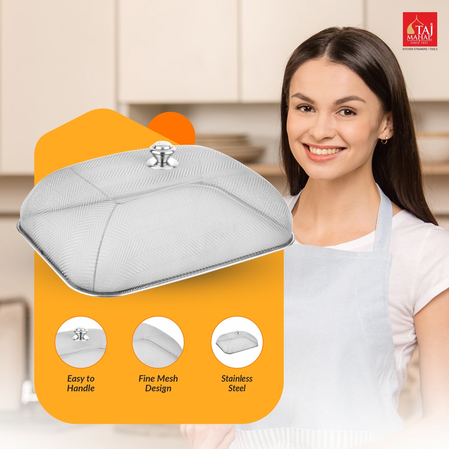 SS RECTANGULAR DISH COVER FOOD COVER
