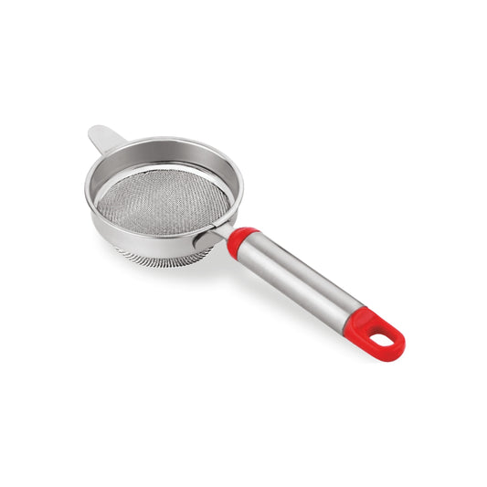 SS RED PIPE HANDLE DOUBLE MESH