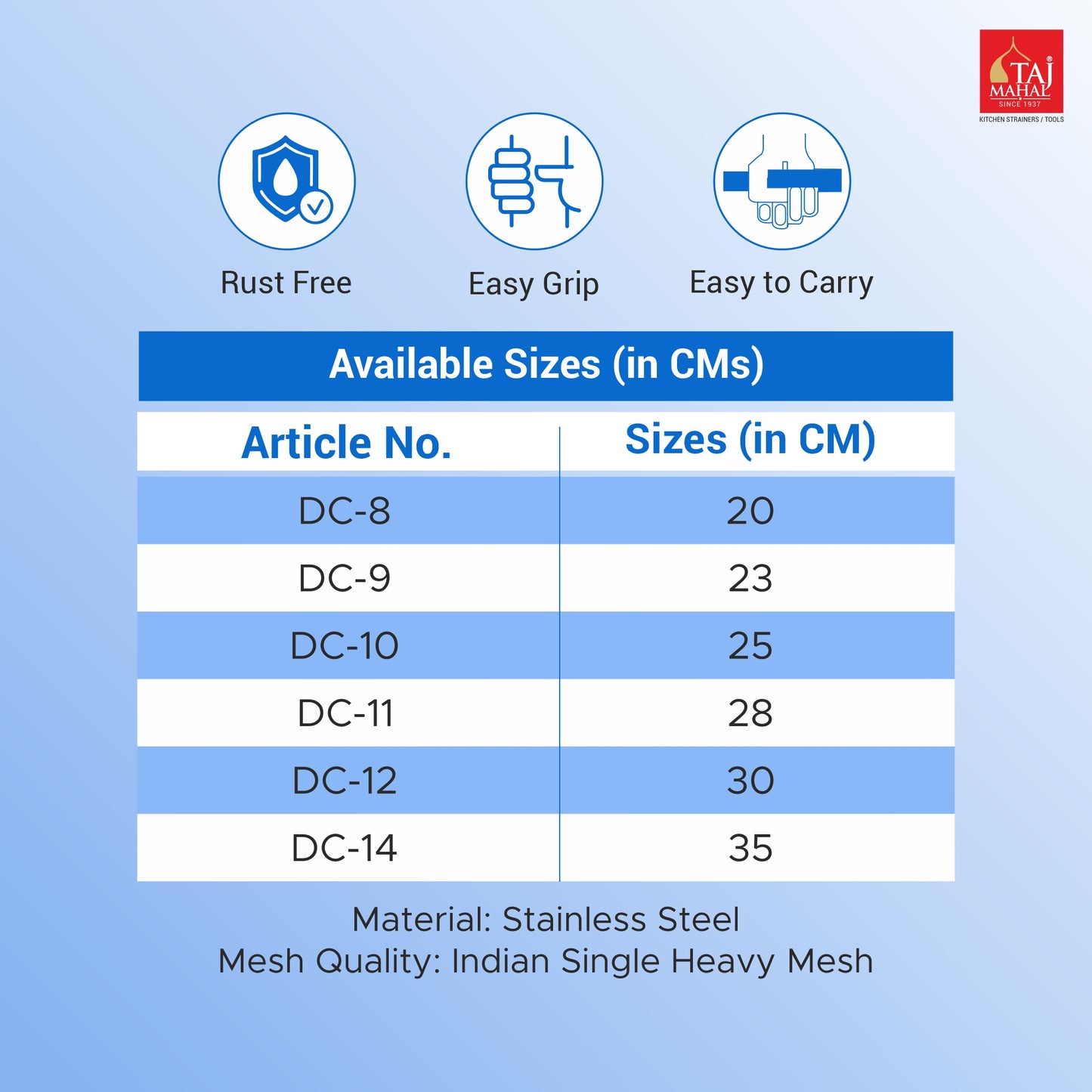 SS REGULAR DISH COVER