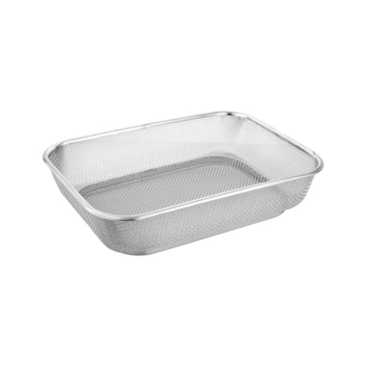 S.S SQUARE FRIDGE BASKET SILVER COLOUR